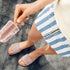 Sandali bassi rosa con fascia effetto trapuntato Lora Ferres, Donna, SKU w041000510, Immagine 0